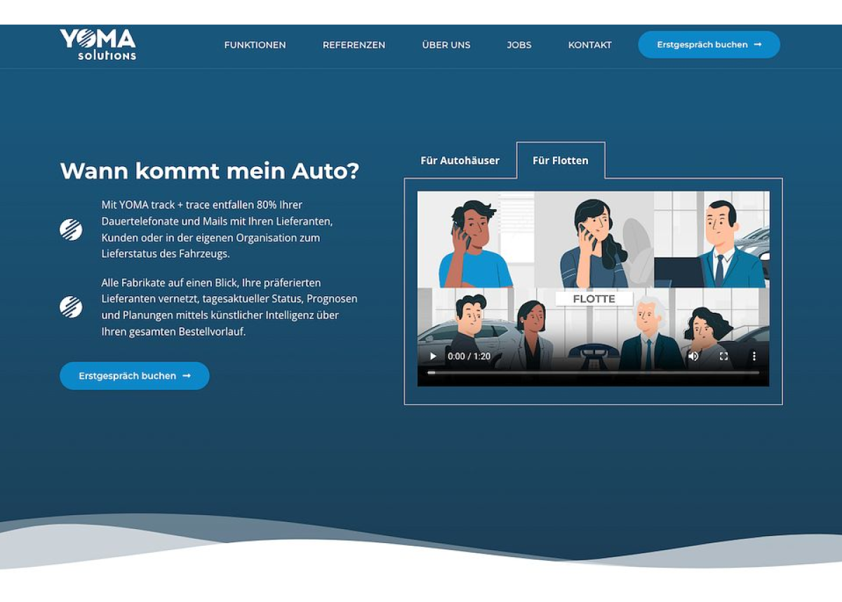 YOMA Solutions: Wann kommt mein Auto?