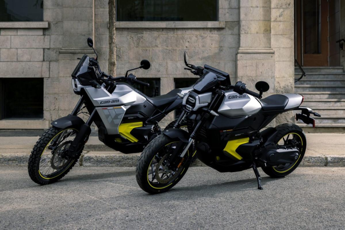 Can-Am stellt seine ersten beiden Elektro-Motorräder vor