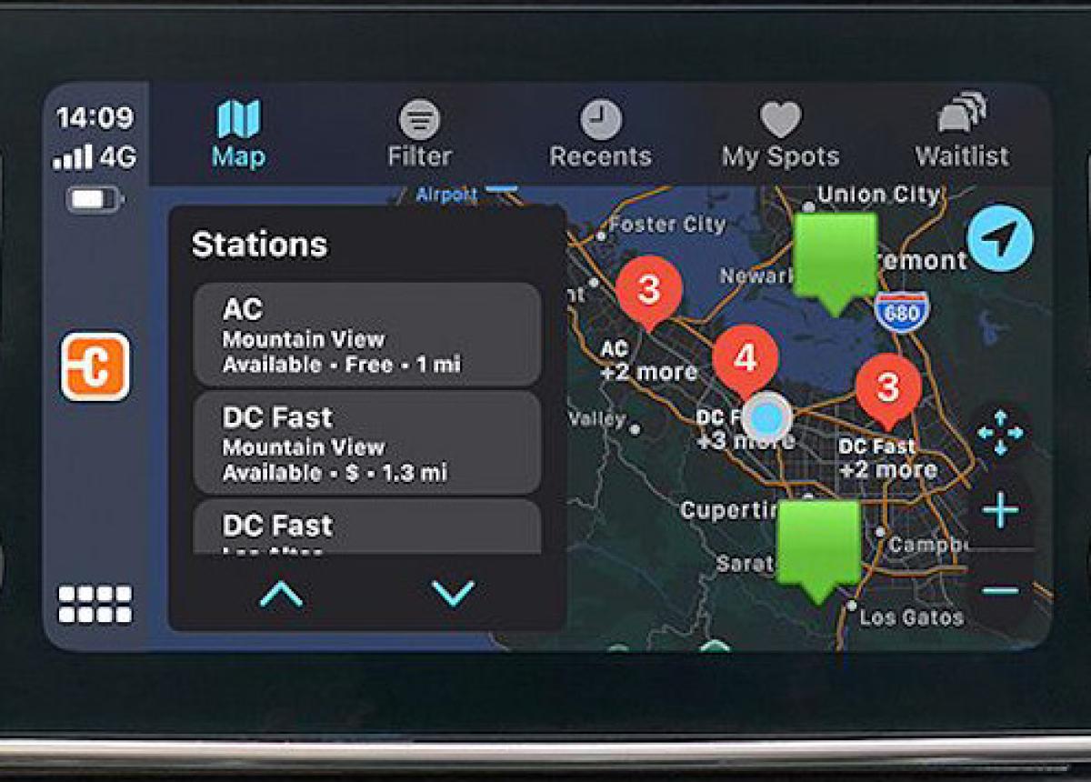 ChargePoint integriert Apple CarPlay