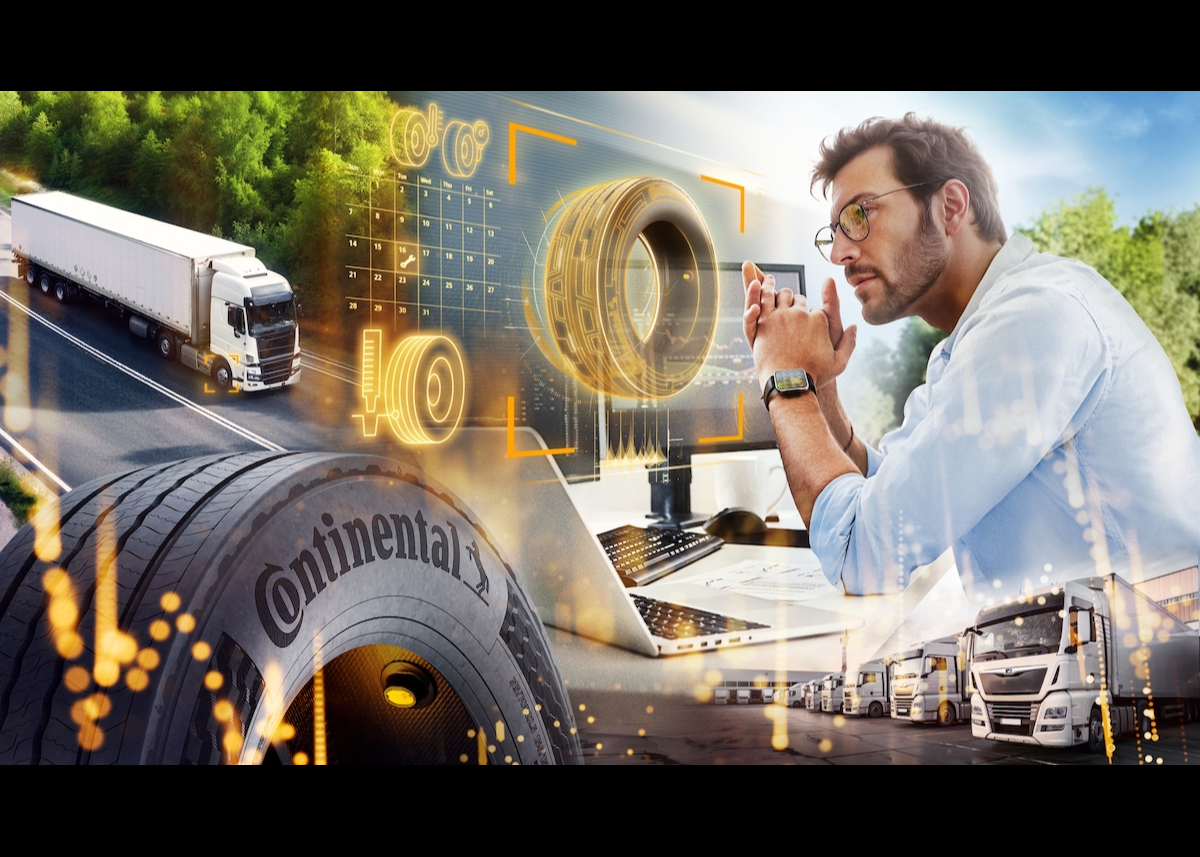 IAA Transportation 2024: Continental bietet Profiltiefenmessung für Nutzfahrzeugreifen jederzeit und automatisiert