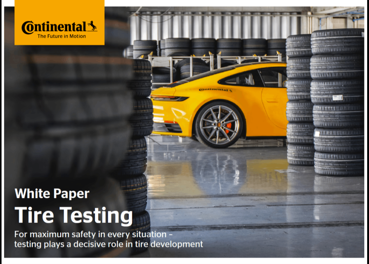 Whitepaper „Tire Testing“ informiert umfassend über Reifentests bei Continental – von damals bis heute