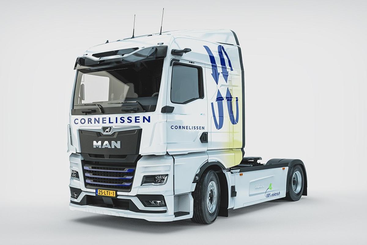 Cornelissen nimmt MAN 27 Elektro-Lkw ab