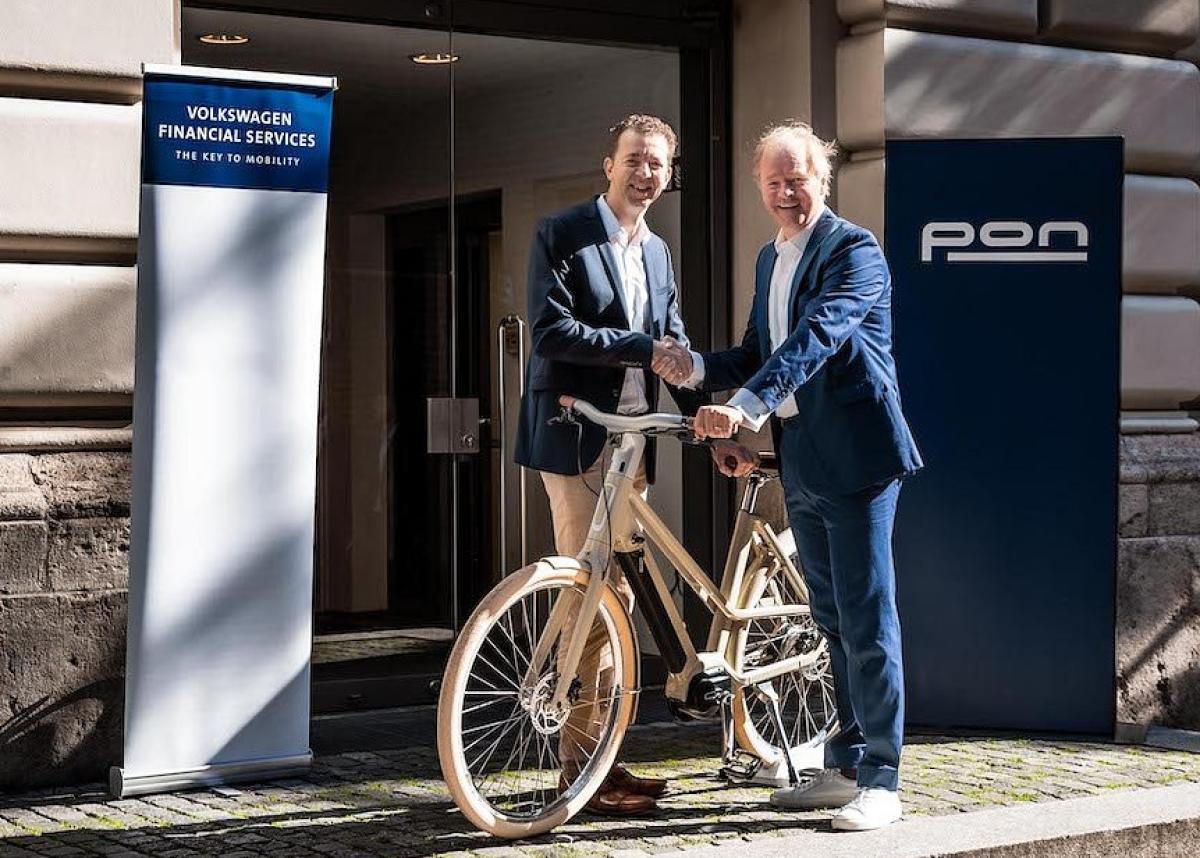 Fahrradleasing in Europa und den USA: Volkswagen Financial Services und Pon Holdings bilden strategische Allianz 