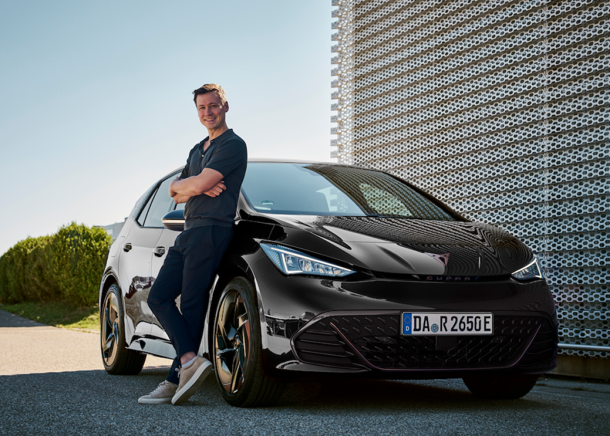 Vollelektrisch unterwegs: David Kross im CUPRA Born