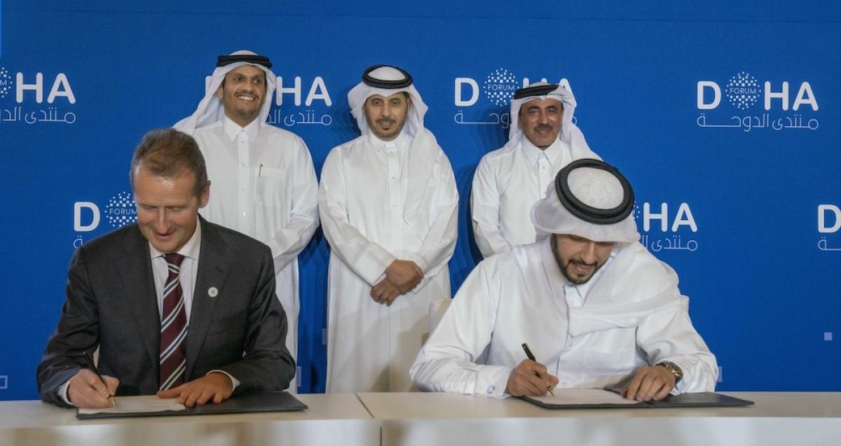 Autonome Shuttles in Doha
