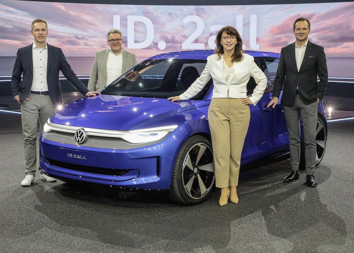 Weltpremiere der Studie ID. 2all:  das E-Auto von Volkswagen für unter 25.000 Euro