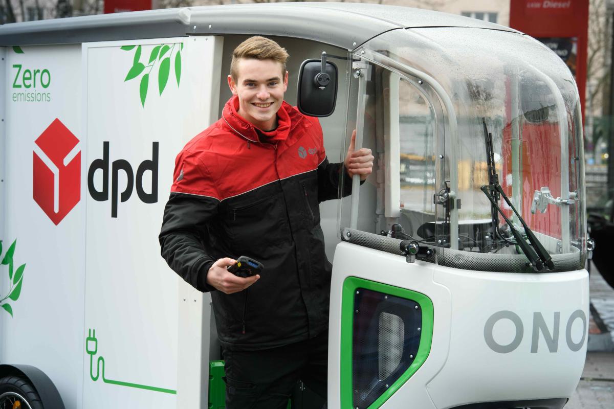 DPD setzt auf Berliner eCargobike ONO für emissionsfreie Zustellung  