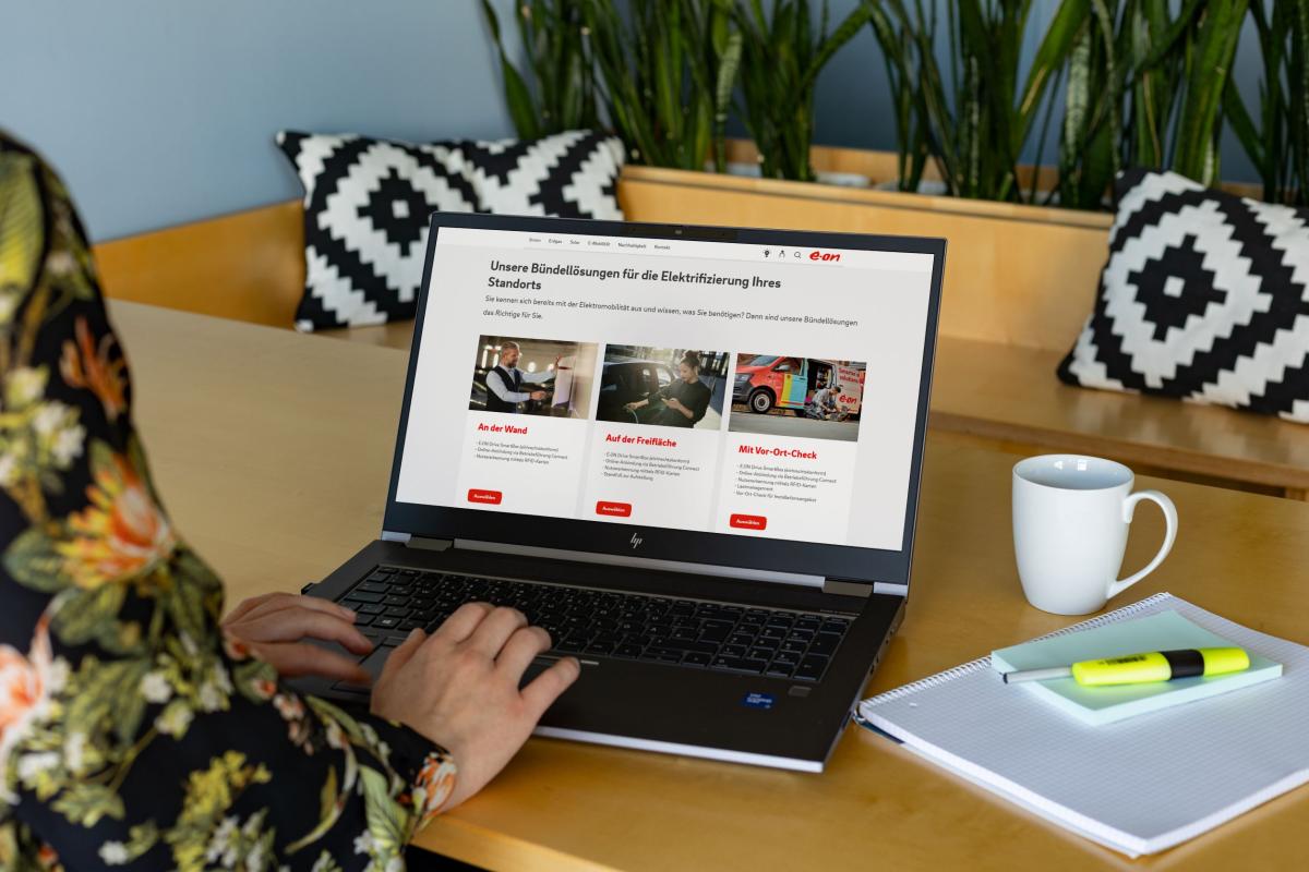 E.ON Drive startet interaktiven E-Mobilitäts-Shop für Unternehmen