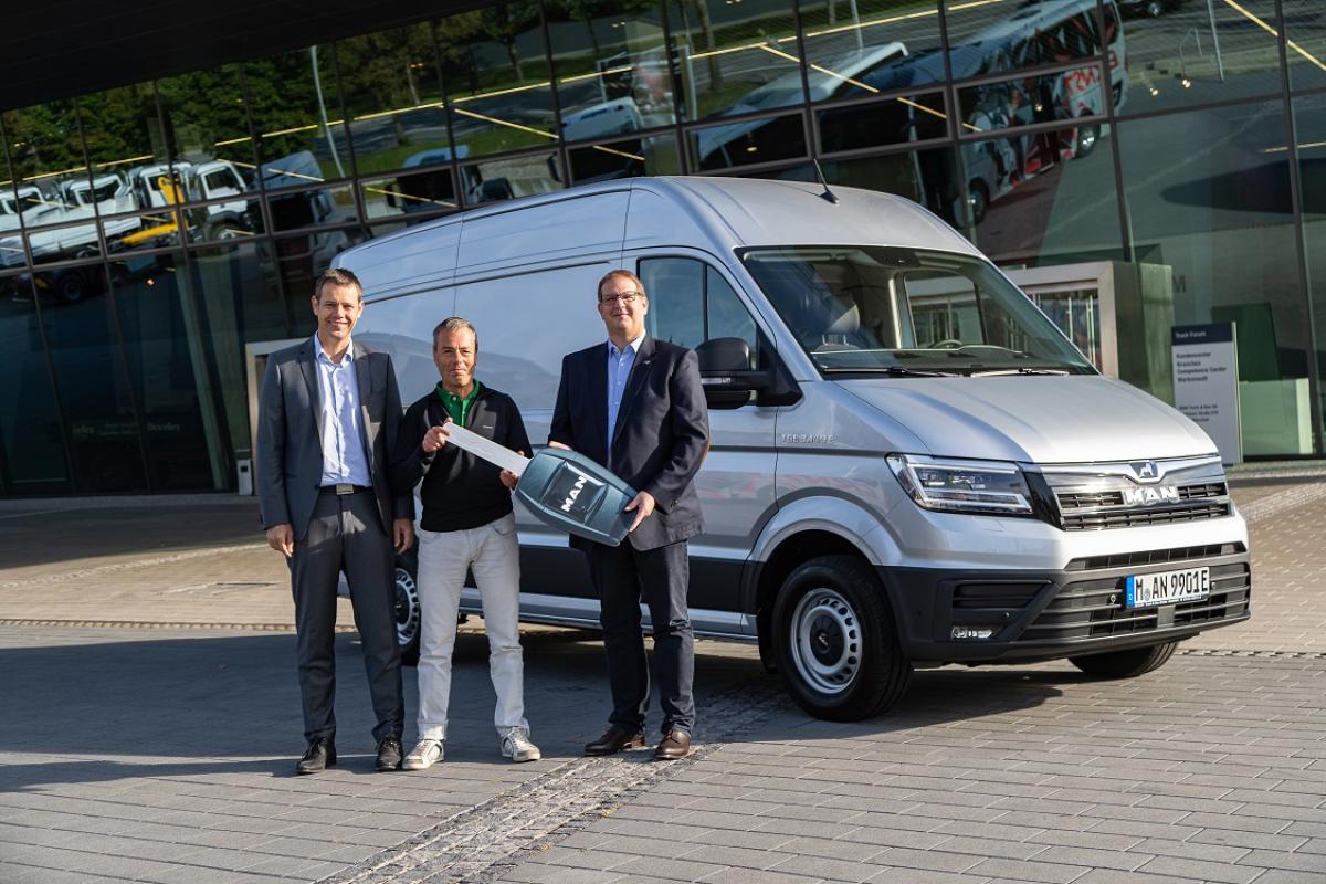 Stadtwerke München mit vollelektrischem MAN eTGE