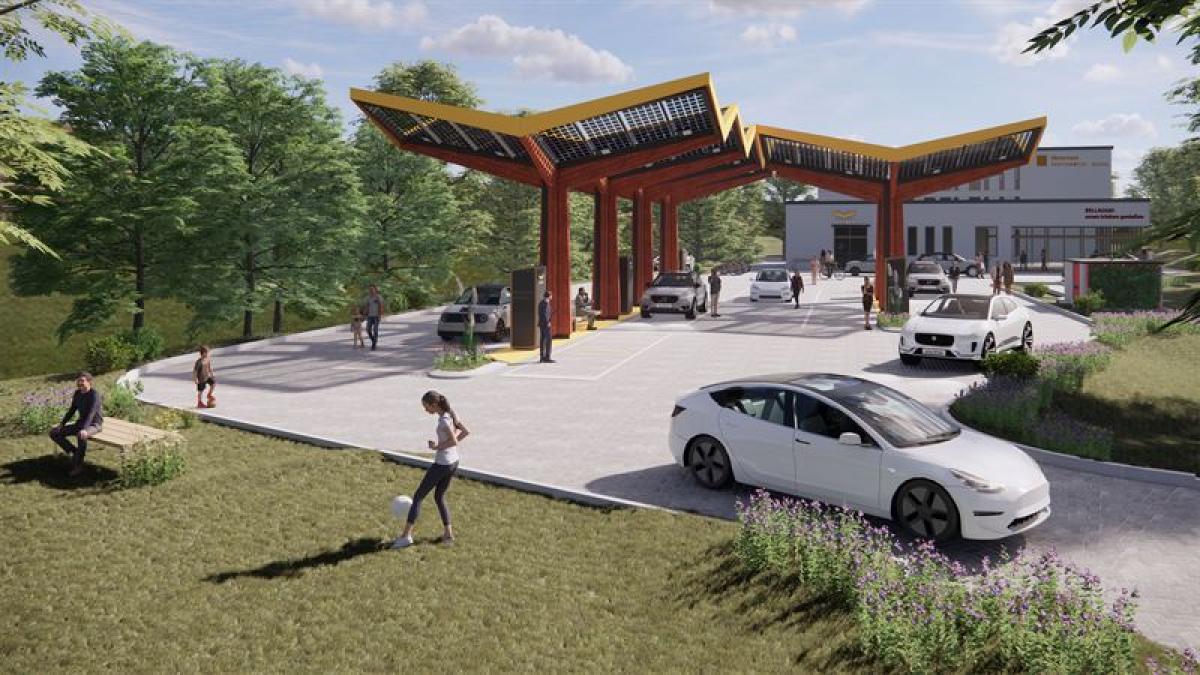 36 Ladepunkte für Elektroautos und E-Bikes: In Bochum entsteht der größte Ladepark im Ruhrgebiet