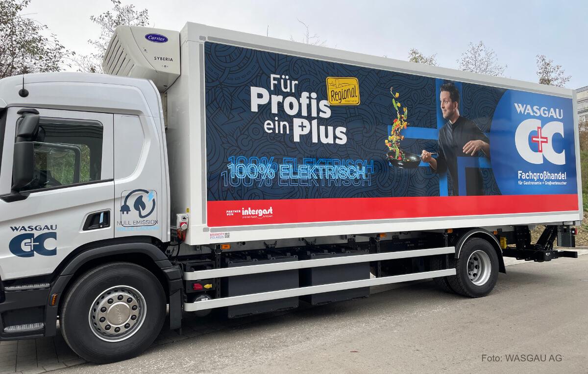 WASGAU C+C setzt auf intelligentes Lademanagement für elektrische LKW