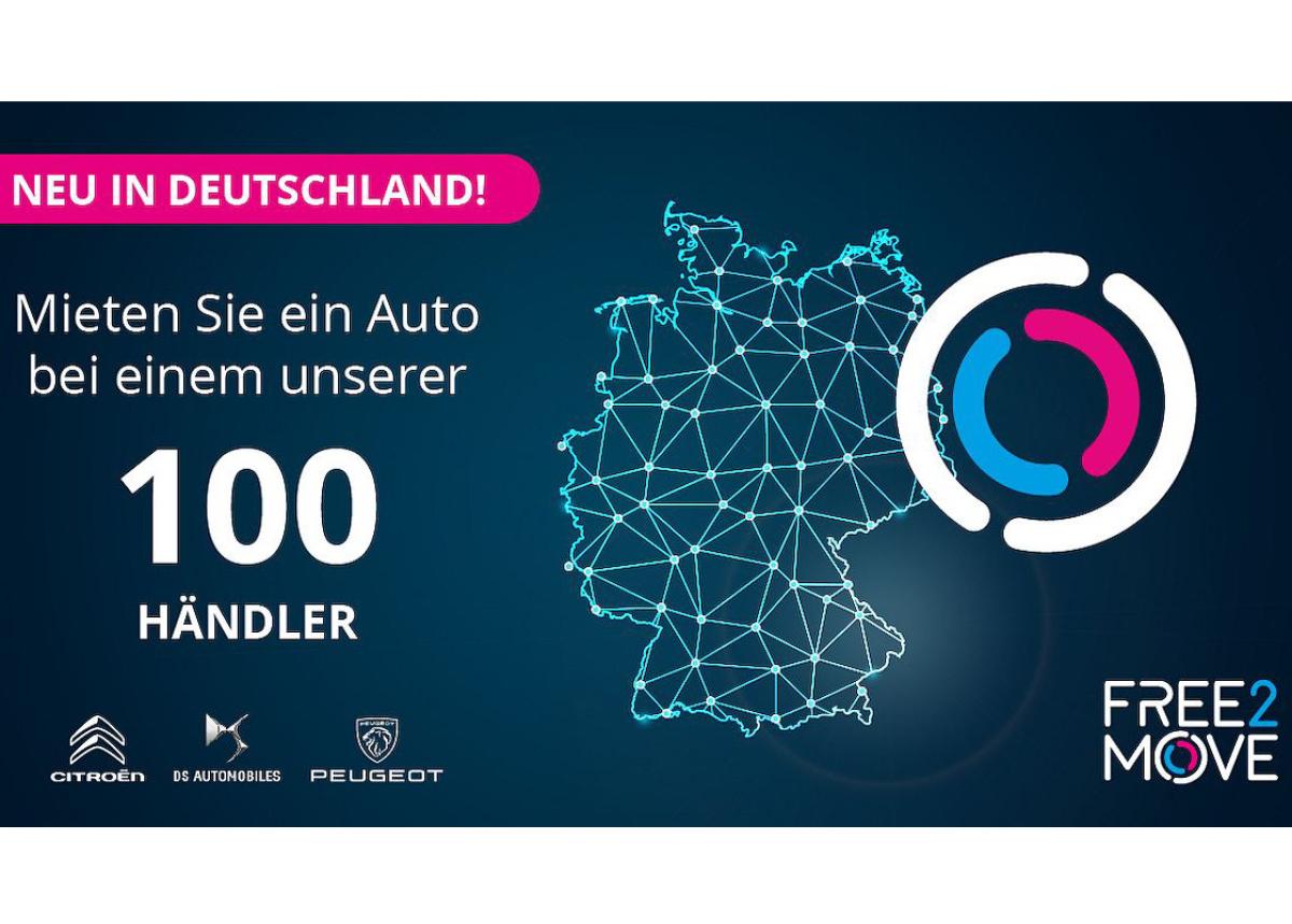 Free2Move startet Mietwagenservice