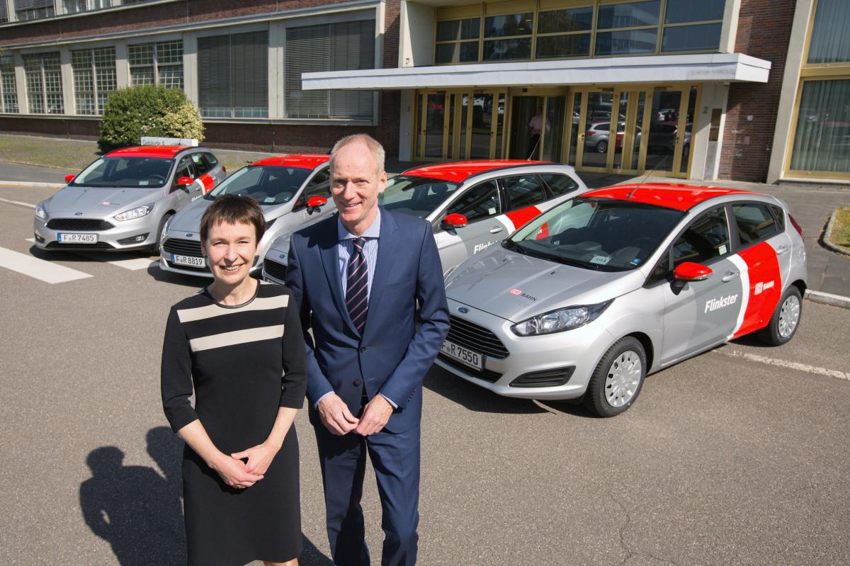 Flinkster macht mit Ford mobil