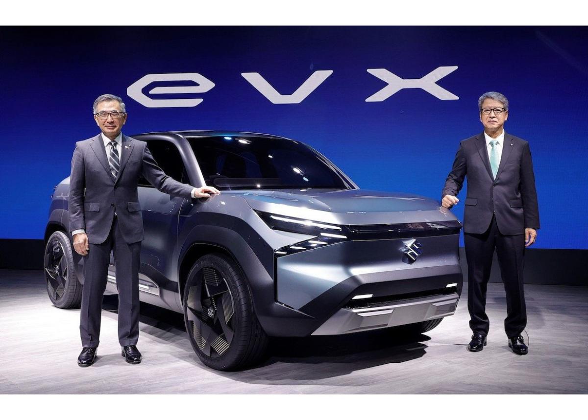 Elektrisches Konzeptfahrzeug Suzuki eVX feiert Weltpremiere