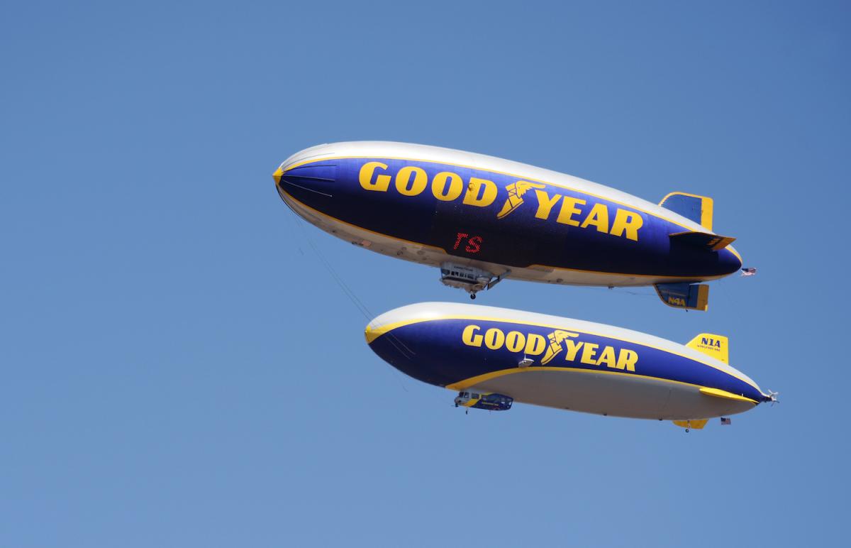Das Goodyear-Luftschiff fliegt wieder