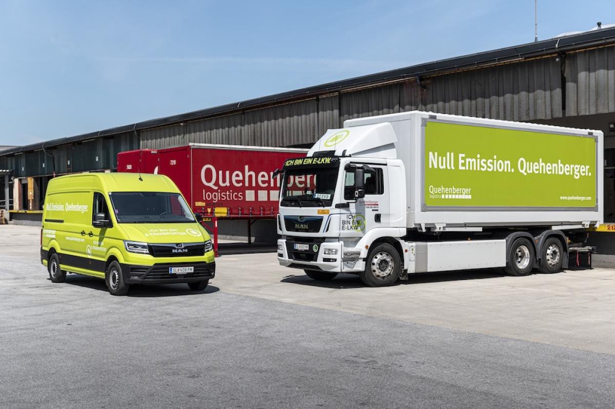 Logistiker setzt auf vollelektrischen MAN eTGE