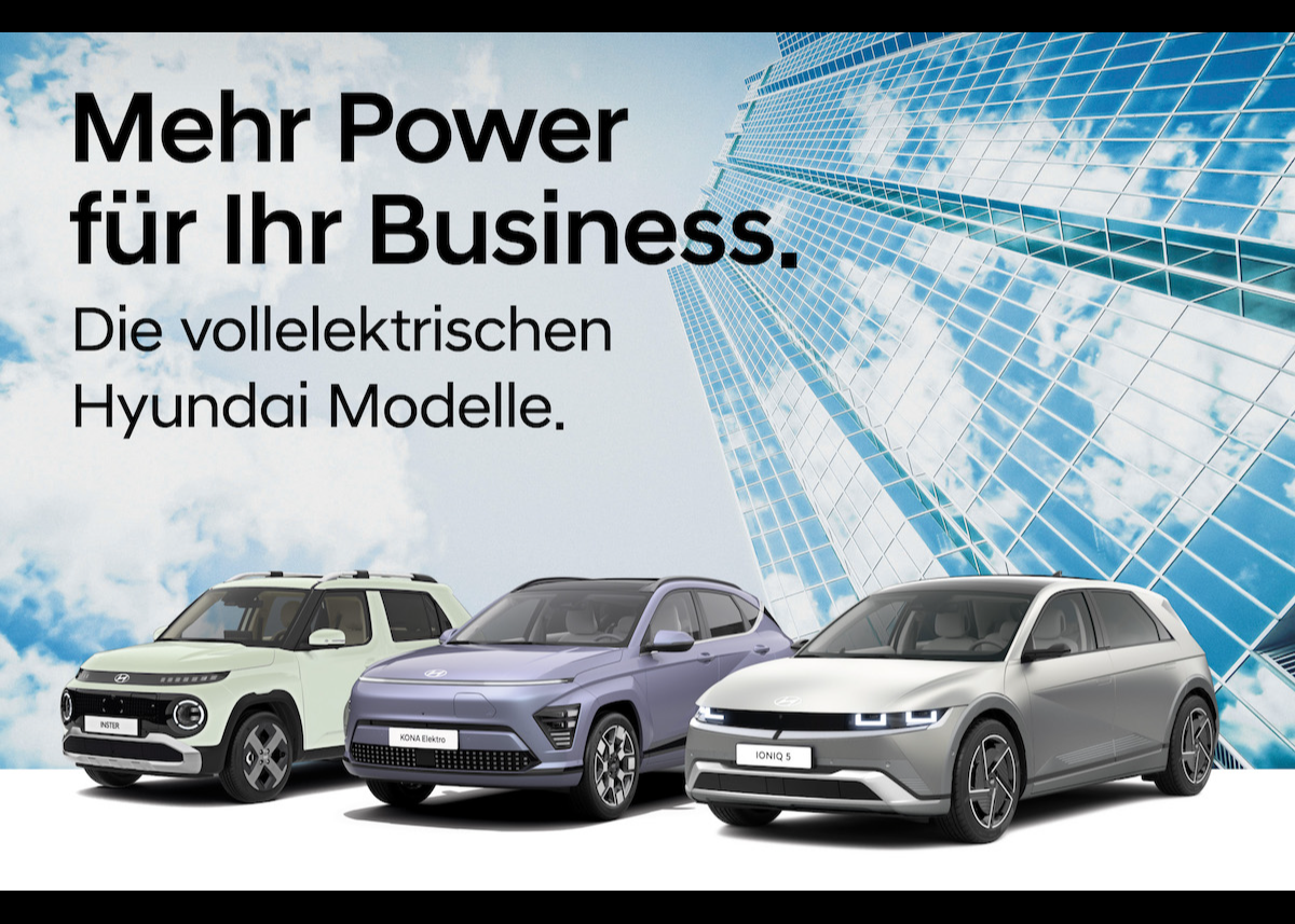 Hyundai bietet attraktive Angebote für elektrische Modelle