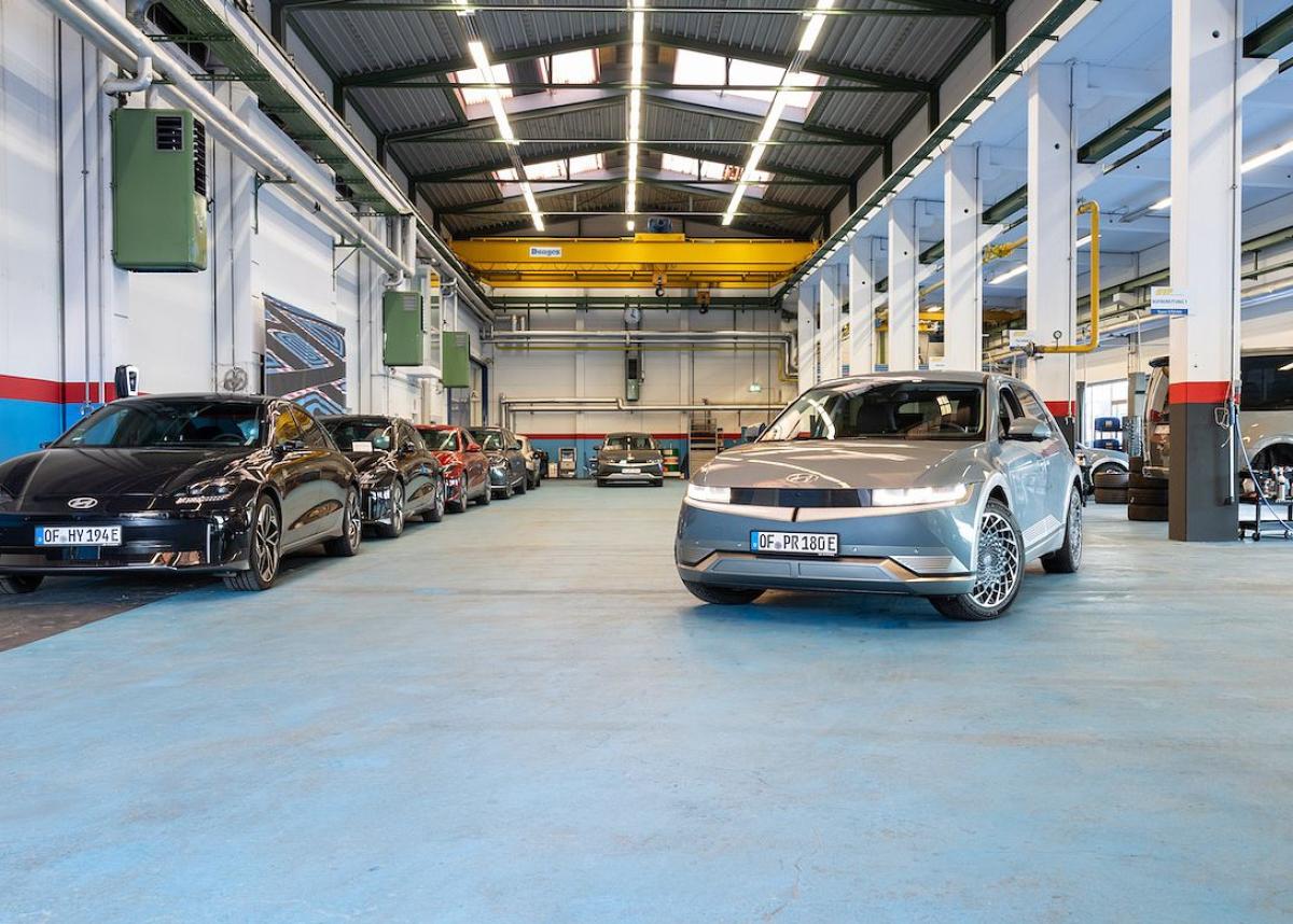 Hyundai Pressewerkstatt mit neuem Standort
