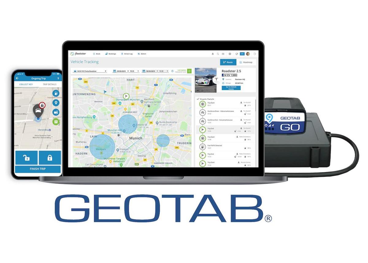 fleetster Corporate CarSharing ist auf dem Geotab Marketplace verfügbar 