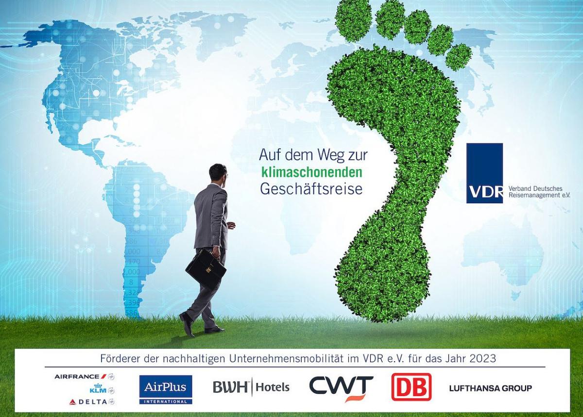 Der Verband Deutsches Reisemanagement e.V. (VDR) fördert proaktives Handeln zur Senkung des CO2-Fußabdrucks