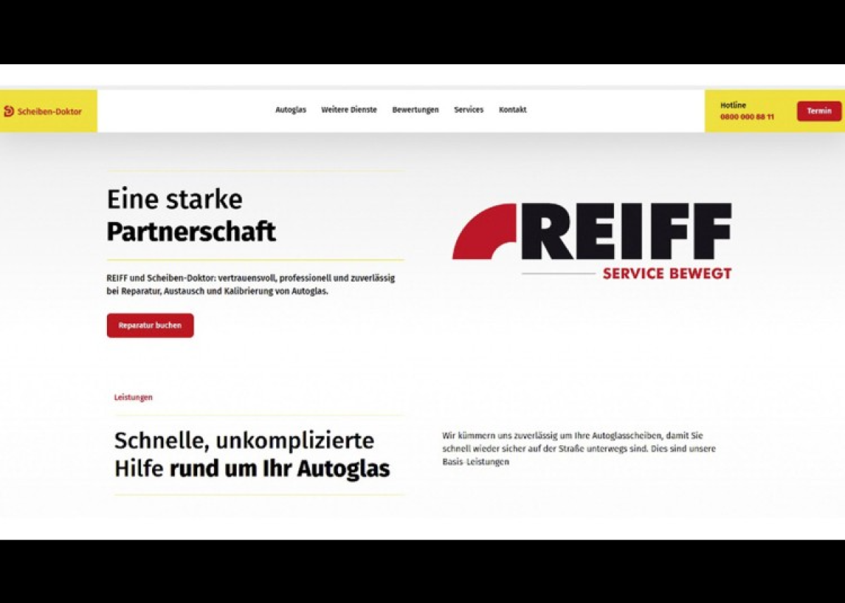 Scheiben-Doktor und die REIFF Süddeutschland Reifen und KFZ-Technik GmbH feiern 1. Jahr Partnerschaft