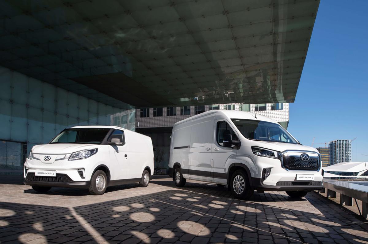 MAXUS: leichte E-Transporter mit großer Reichweite
