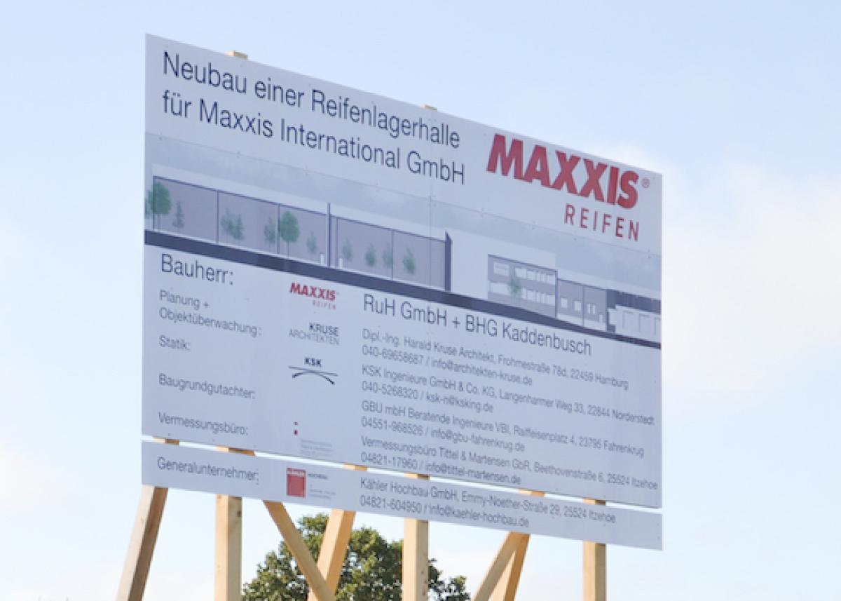 Maxxis International GmbH erweitert sein modernes Logistikzentrum in Dägeling
