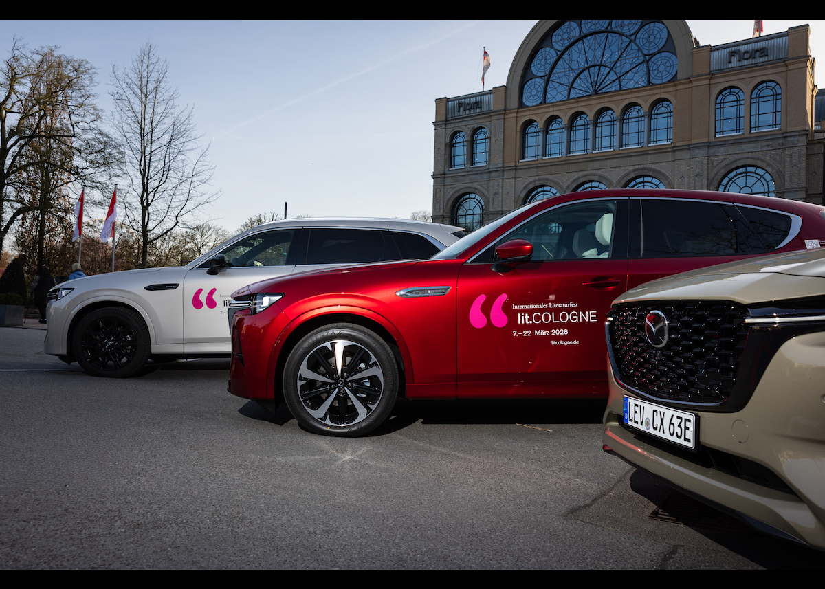 Mazda macht die lit.COLOGNE mobil