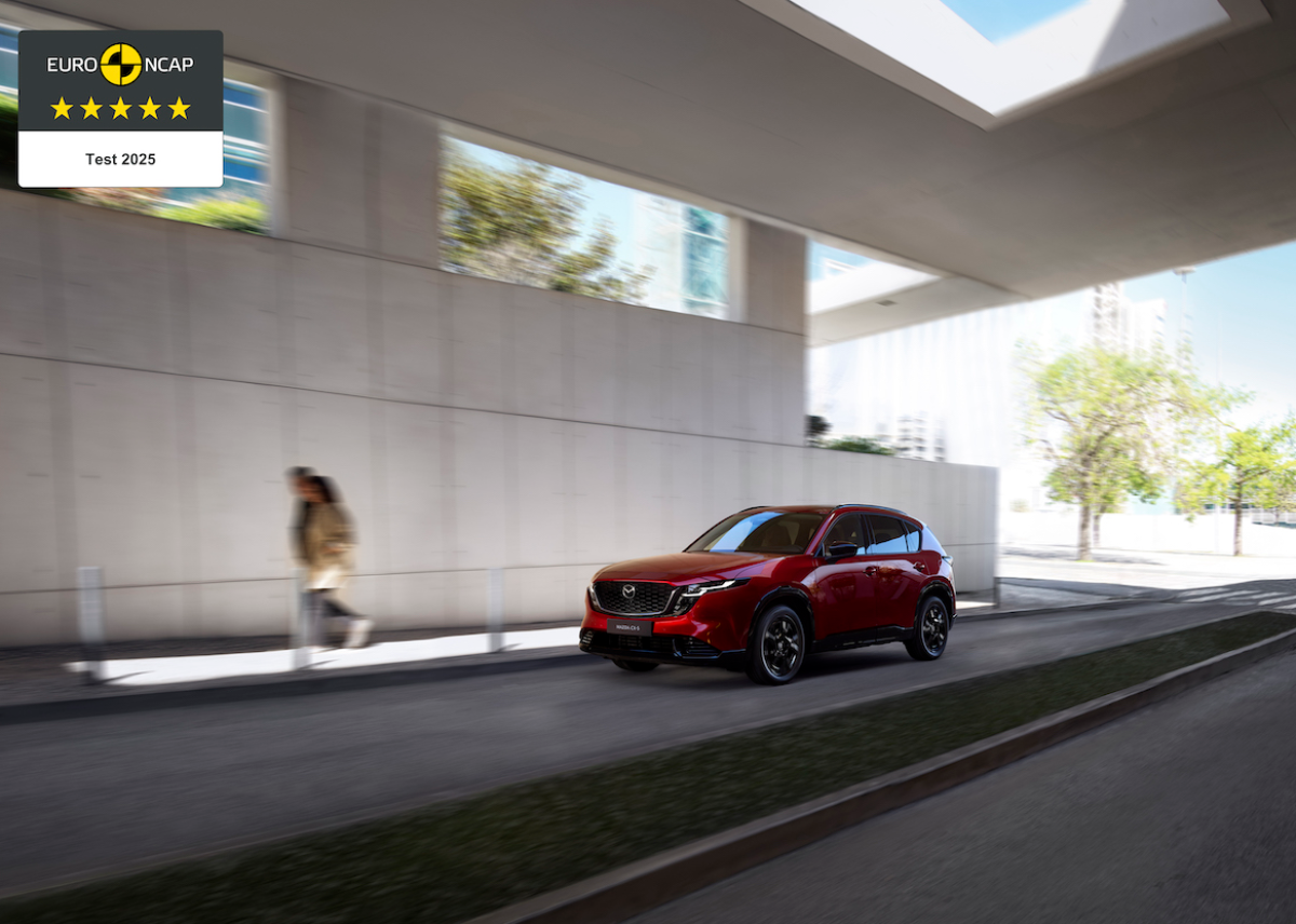 Neuer Mazda CX-5 erreicht fünf Sterne beim Euro NCAP-Test
