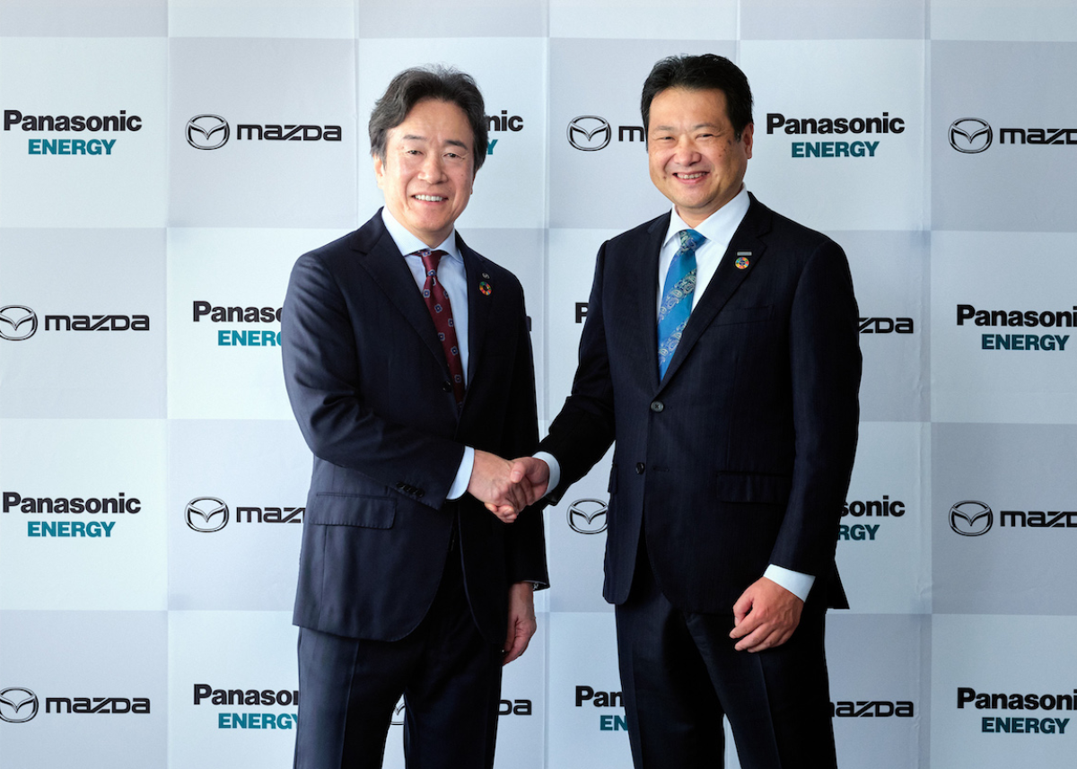 Panasonic Energy und Mazda bereiten Lieferung von Hochvoltbatterien für Elektrofahrzeuge vor