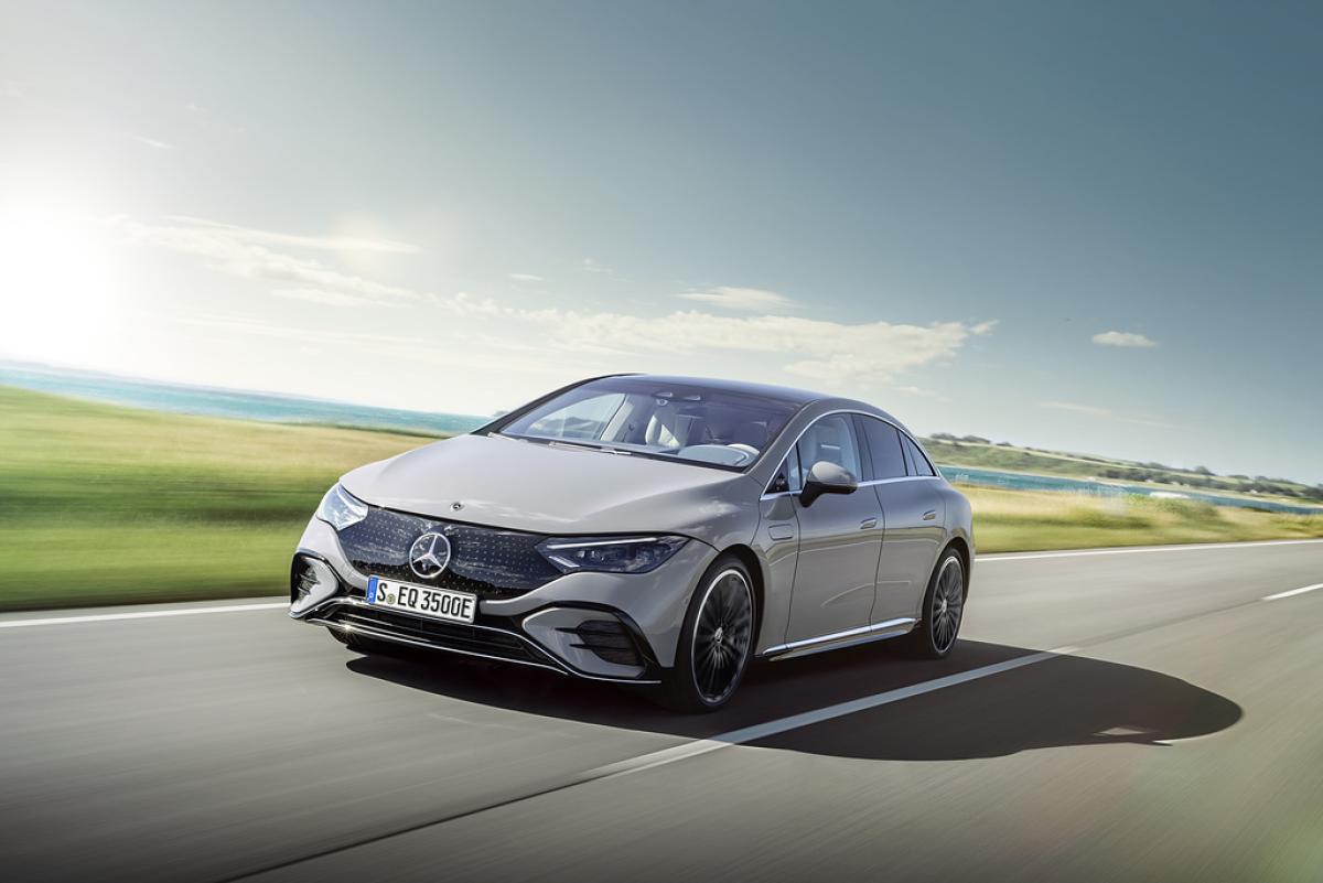 Mit den guten Genen des EQS:  Der neue Mercedes-Benz EQE