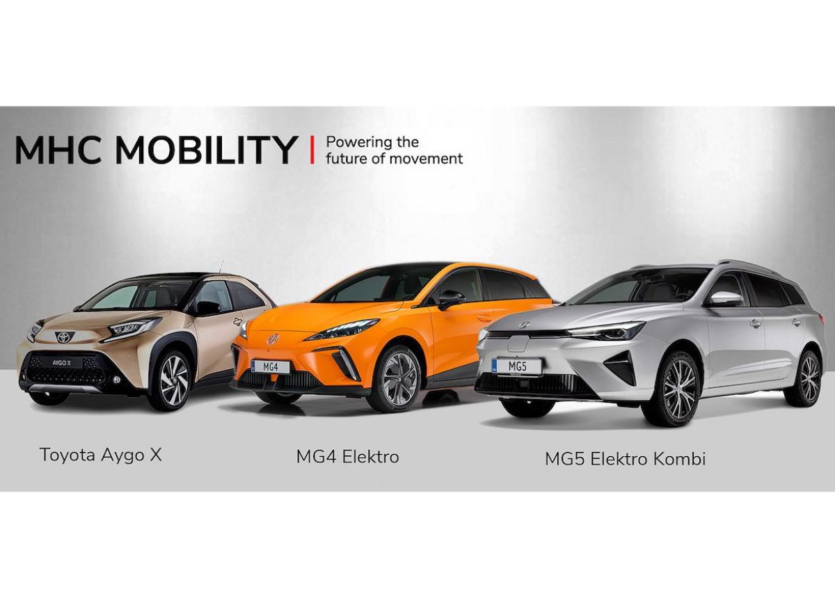 MHC Mobility erweitert Produktportfolio: Mit Toyota und MG zwei neue Marken im Bestand zur Auto-Langzeitmiete