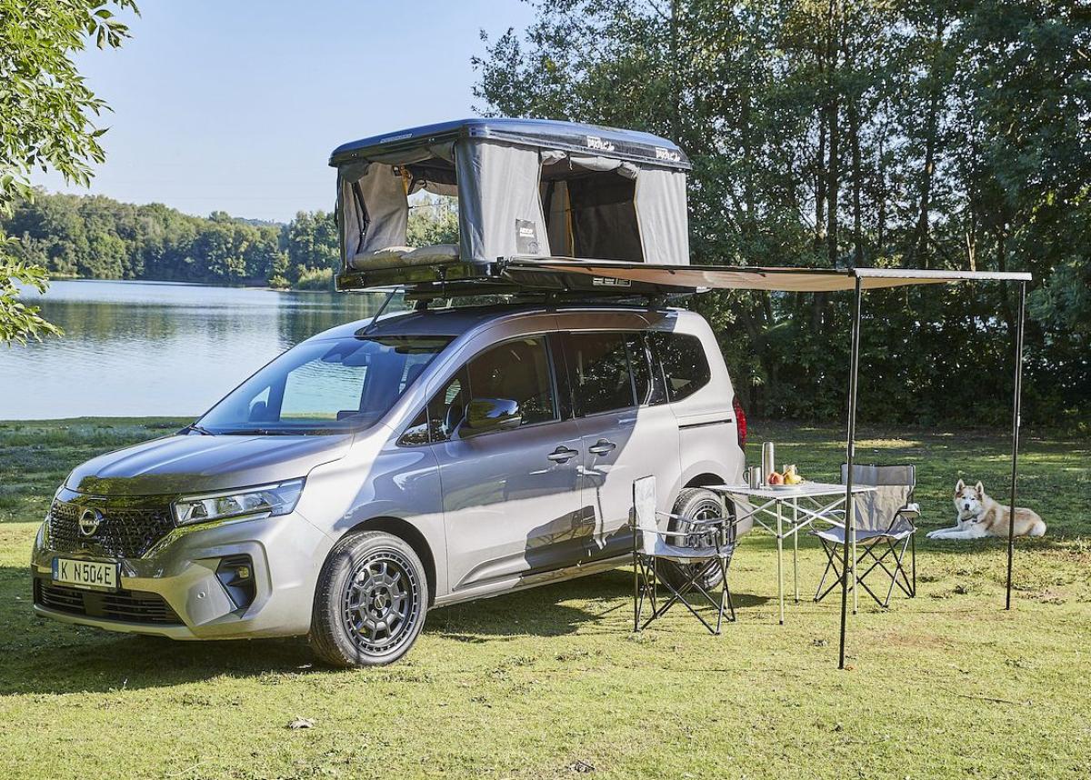 Mit dem Nissan Townstar EV vollelektrisch zum Camping