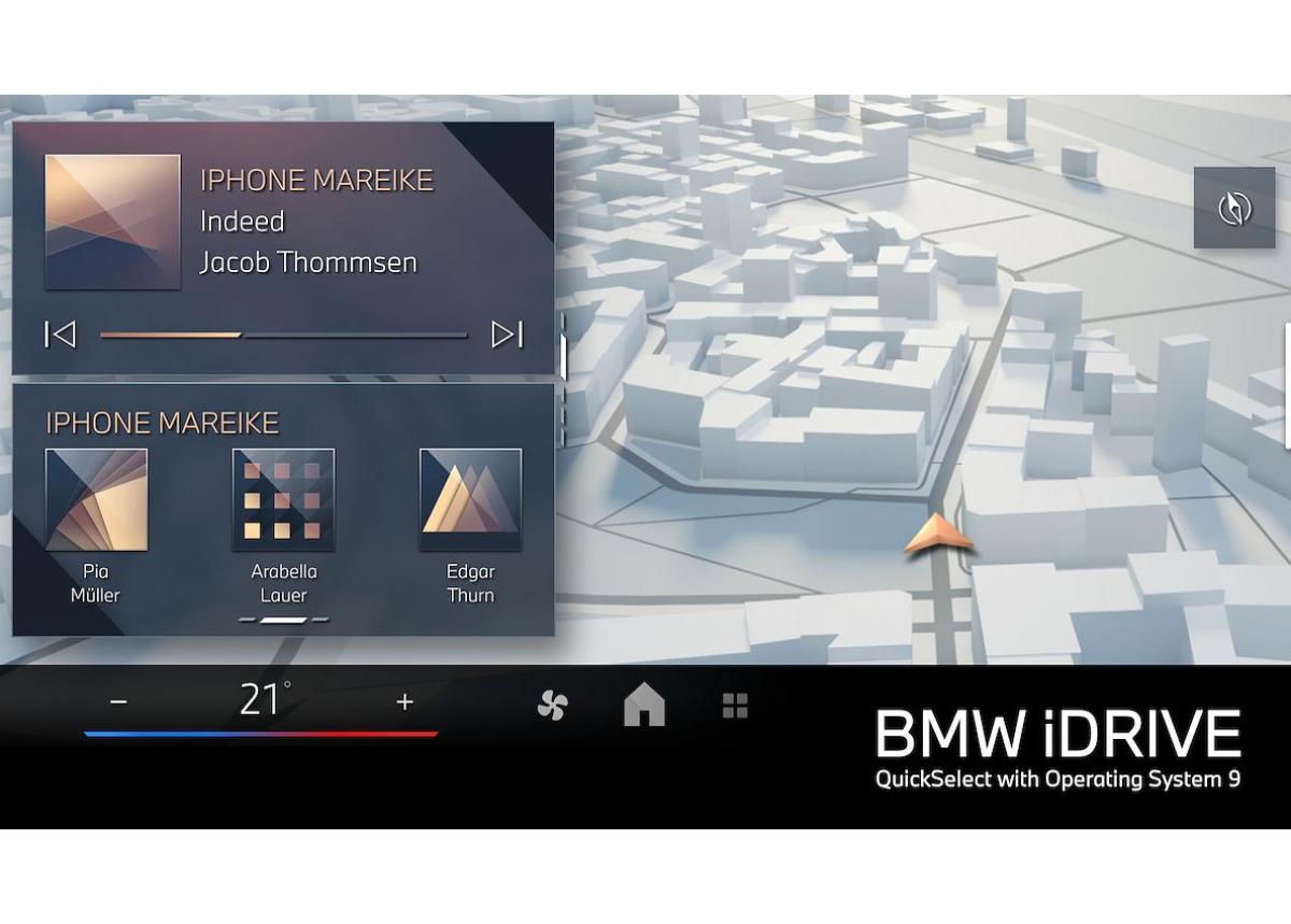 BMW präsentiert die Weiterentwicklung des BMW iDrive