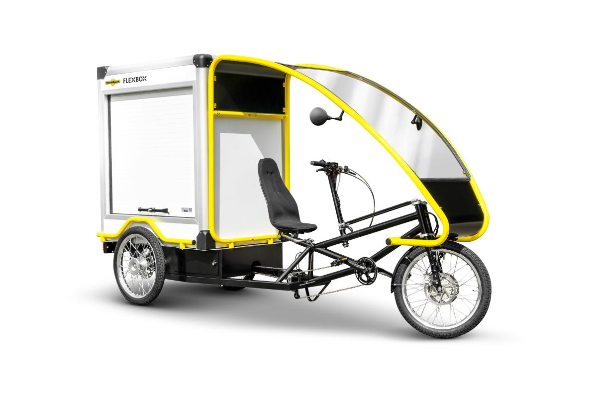 Humbaur präsentiert Lastenfahrrad FlexBike