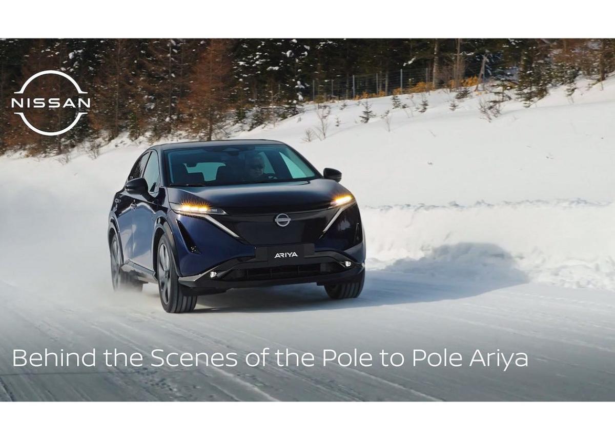 Nissan Ariya auf vollelektrischer Expedition von Pol zu Pol
