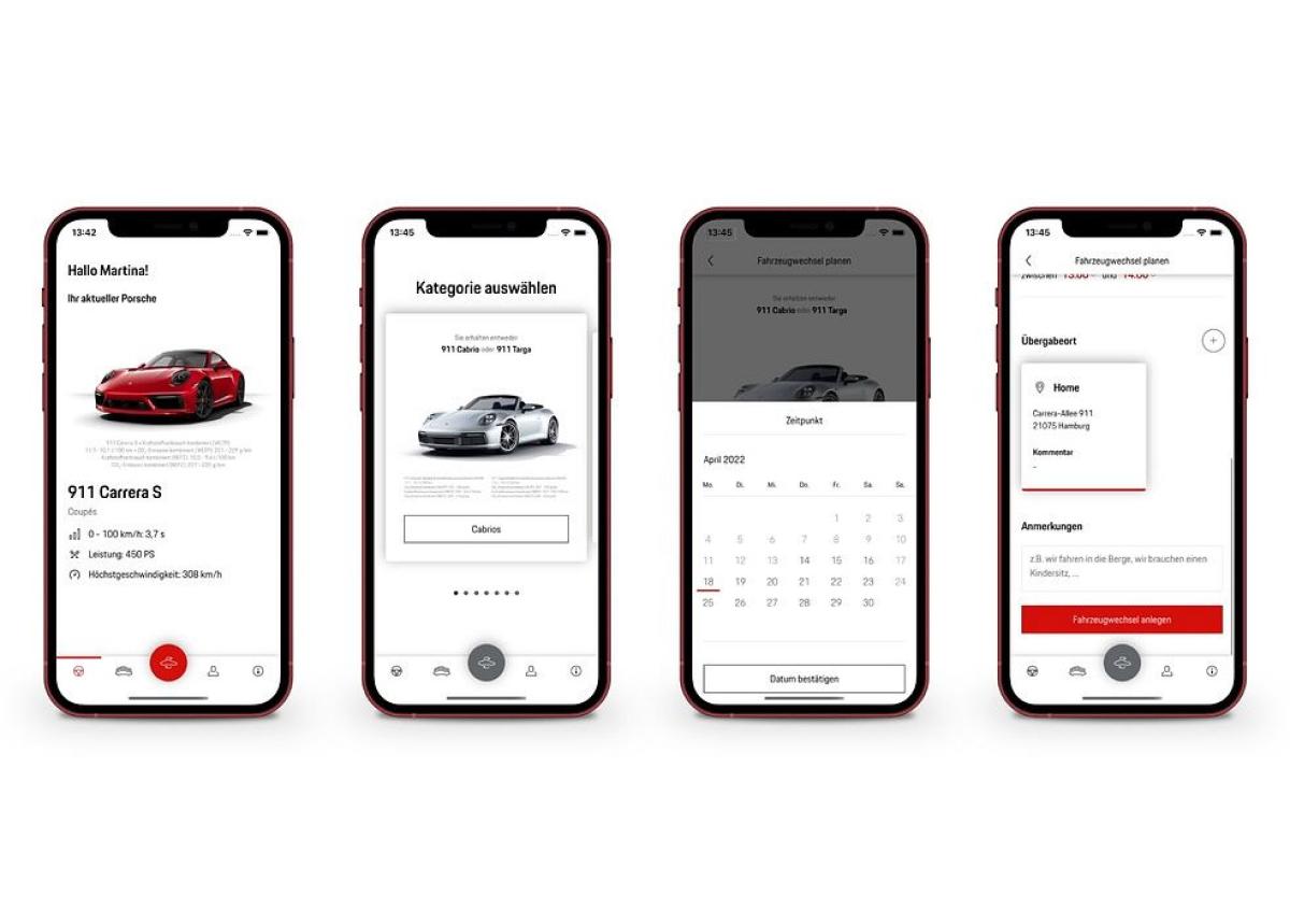 Porsche Drive Flex mit flexiblem Fahrzeugtausch