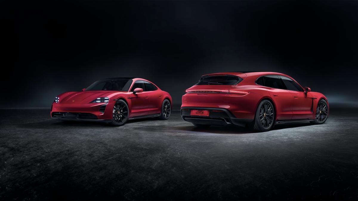 Der neue Porsche Taycan GTS mit über 500 Kilometern Reichweite