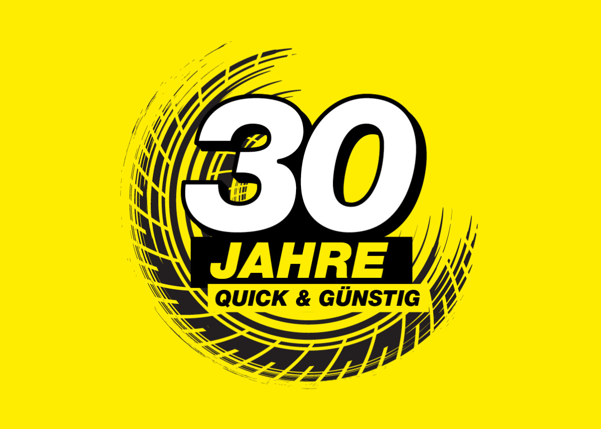 30 Jahre Quick Reifendiscount – GRS-Erfolgskonzept feiert Jubiläum