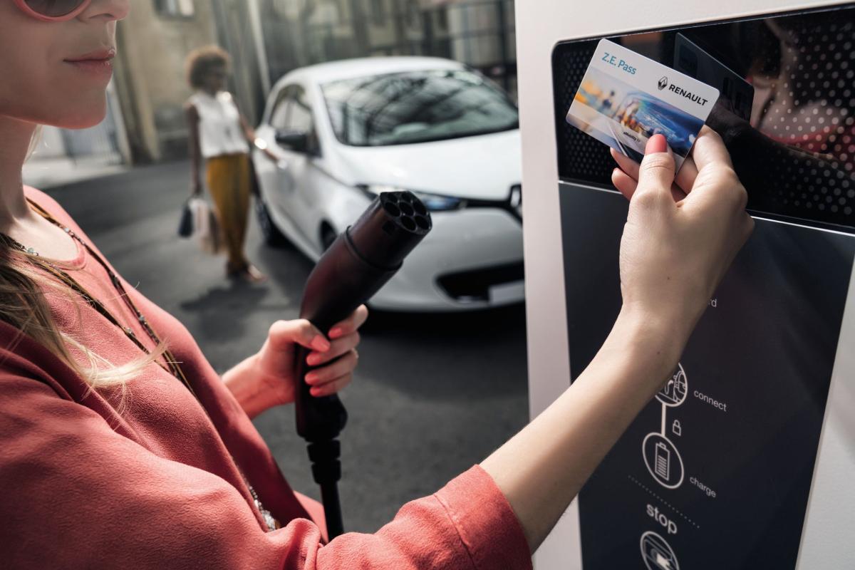 "Stromtanken" leicht gemacht mit Renault Z.E.-Pass