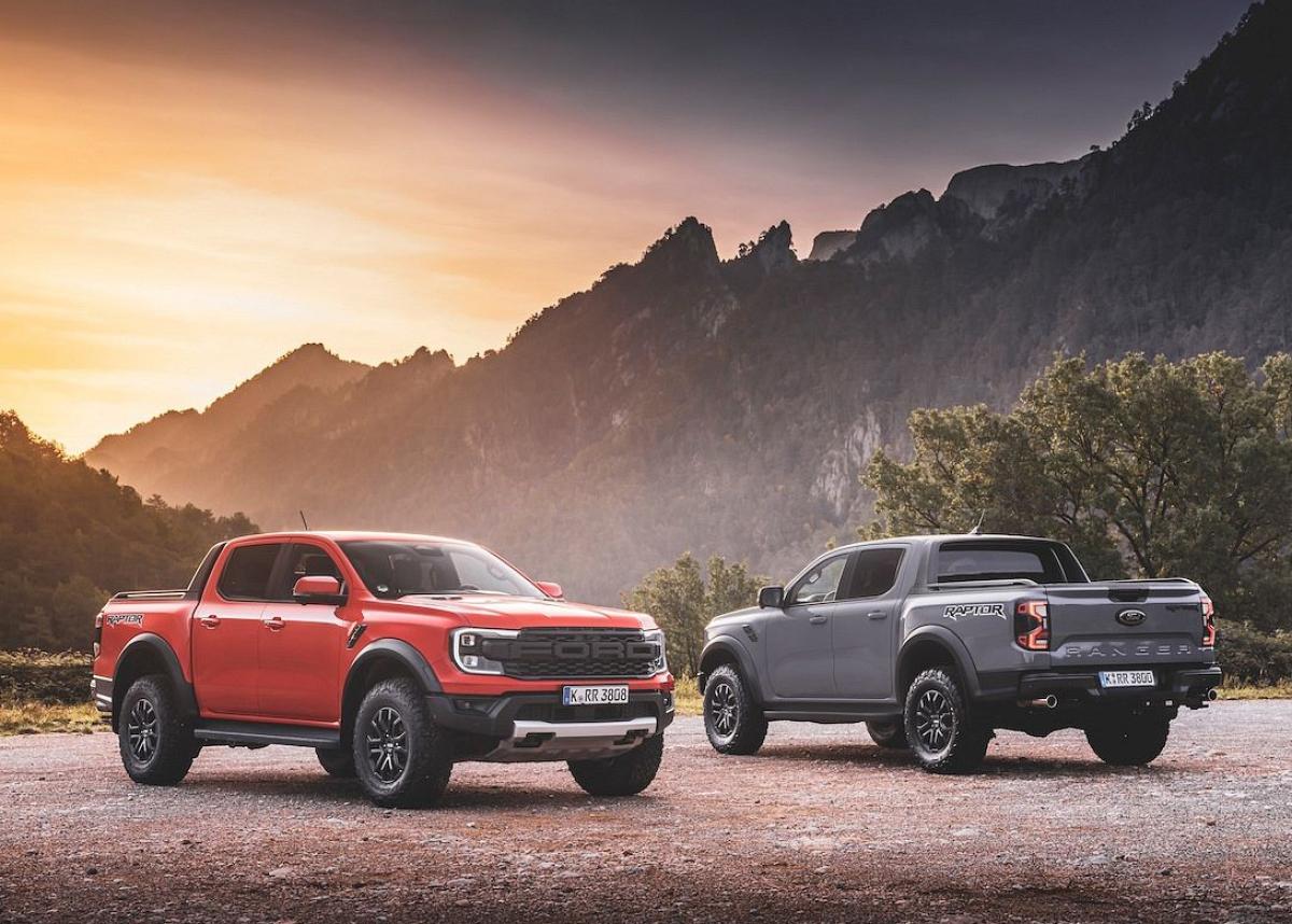 Der spektakuläre Ranger Raptor jetzt auch mit 154 kW starkem EcoBlue-Turbodiesel kombinierbar