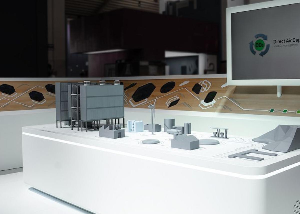 CO₂-Entnahme aus der Umgebungsluft mittels Direct-Air-Capture-Verfahren