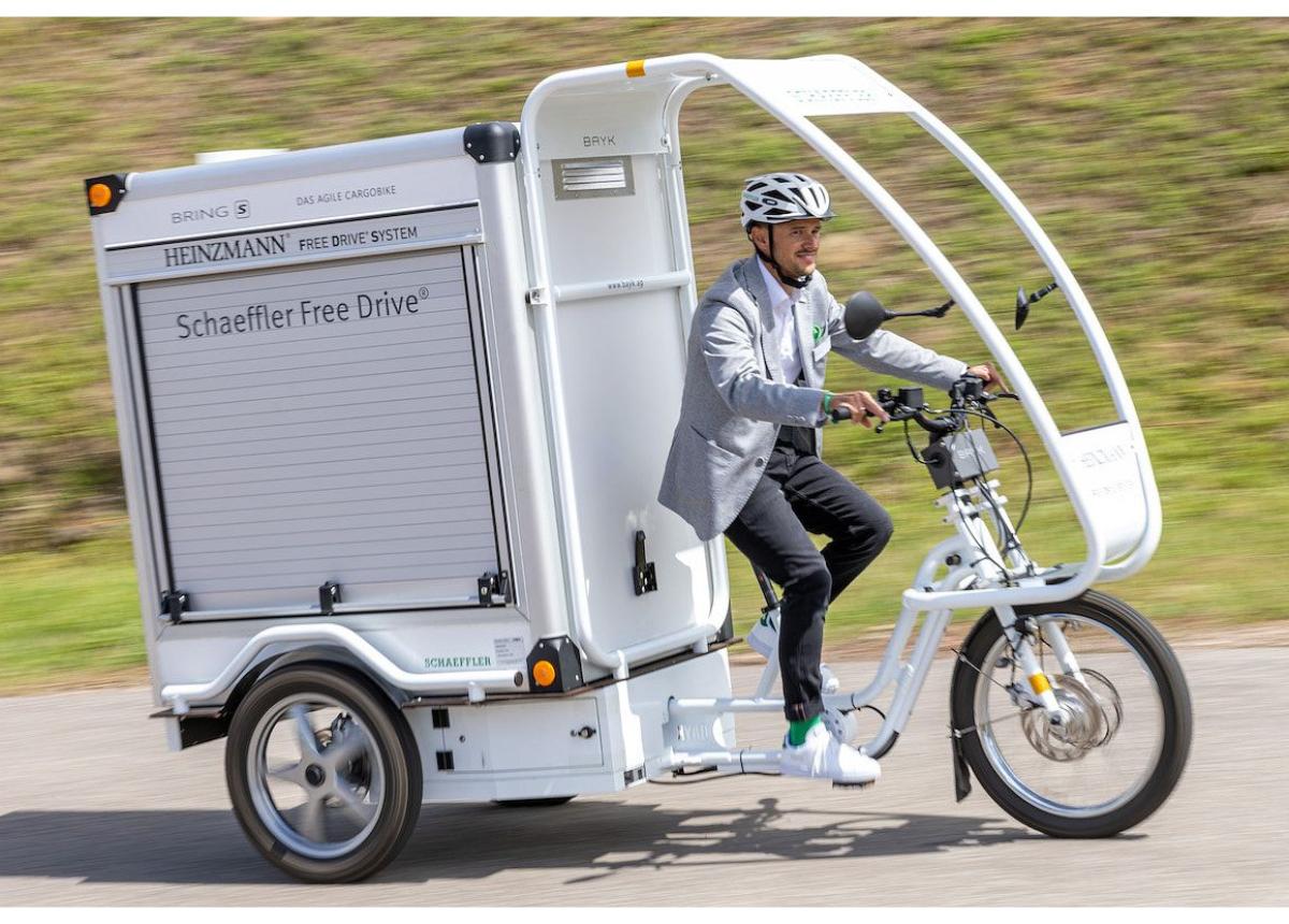 Flottenstart für den kettenlosen Antrieb für E-Cargo-Bikes von Schaeffler