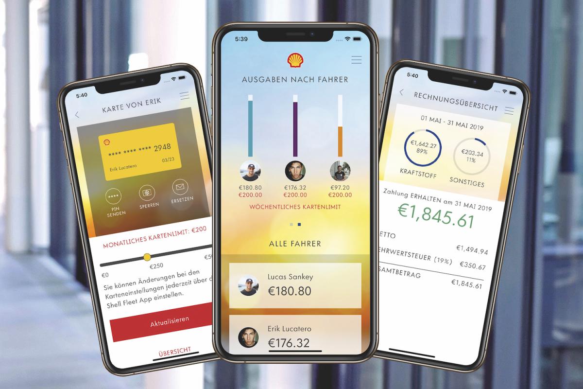 Flottenmanagement für kleine Fuhrparks mit der Shell Fleet App