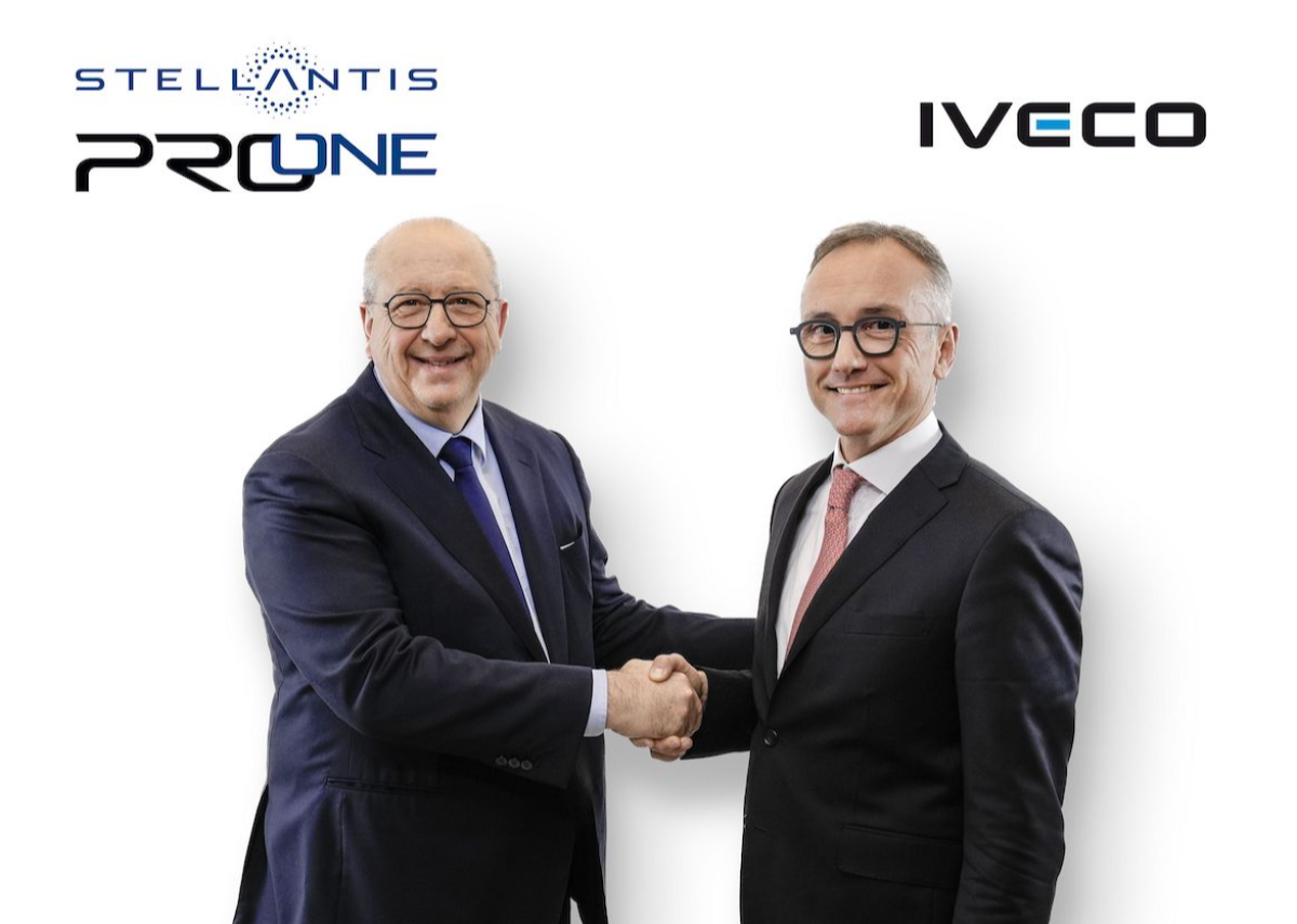 Stellantis Pro One und IVECO vereinbaren Kooperation zur Lieferung von zwei IVECO-Transportermodellen mit Elektroantrieb