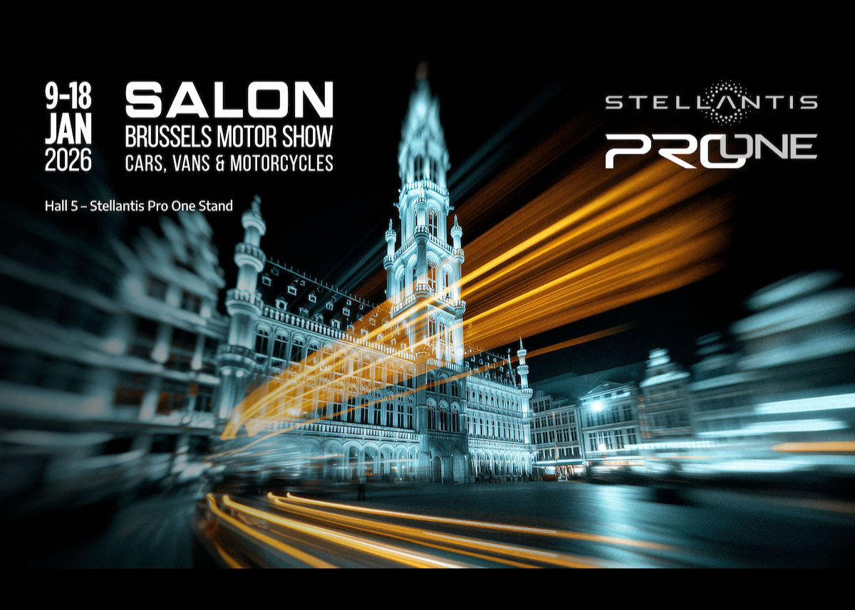 Stellantis Pro One präsentiert sich auf der Brüssel Motor Show mit Fiat Professional TRIS und vollständiger Fahrzeugpalette mit CustomFit-Lösungen