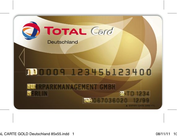 Neue TOTAL Tankkarte mit erweitertem Serviceangebot 