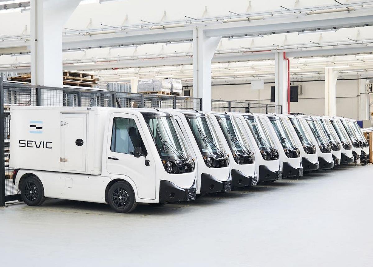Sevic erhält EU-Typgenehmigung für den elektrischen Kompakt­transporter V500e