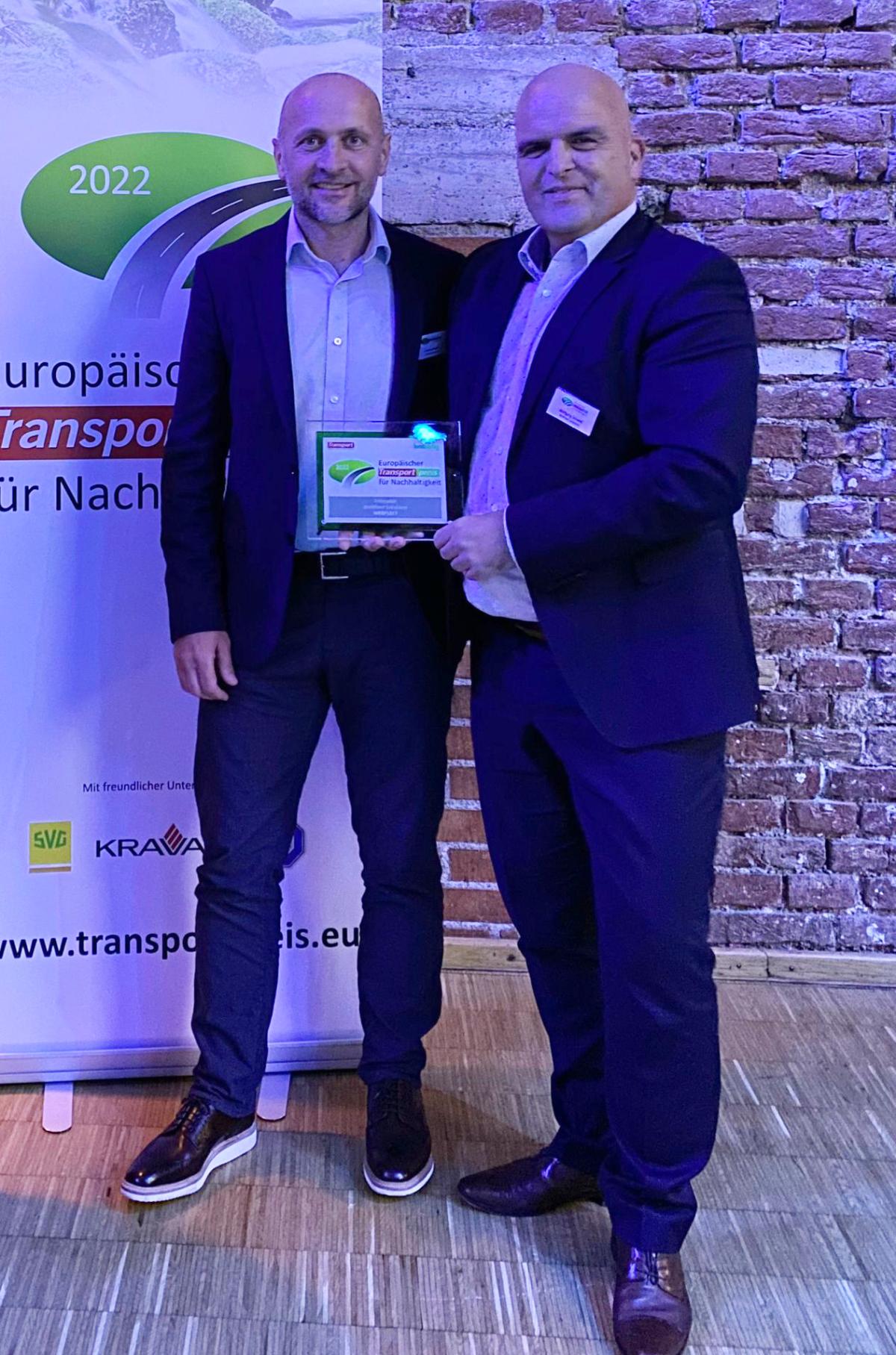 Webfleet Solutions erhält Europäischen Transportpreis für Nachhaltigkeit