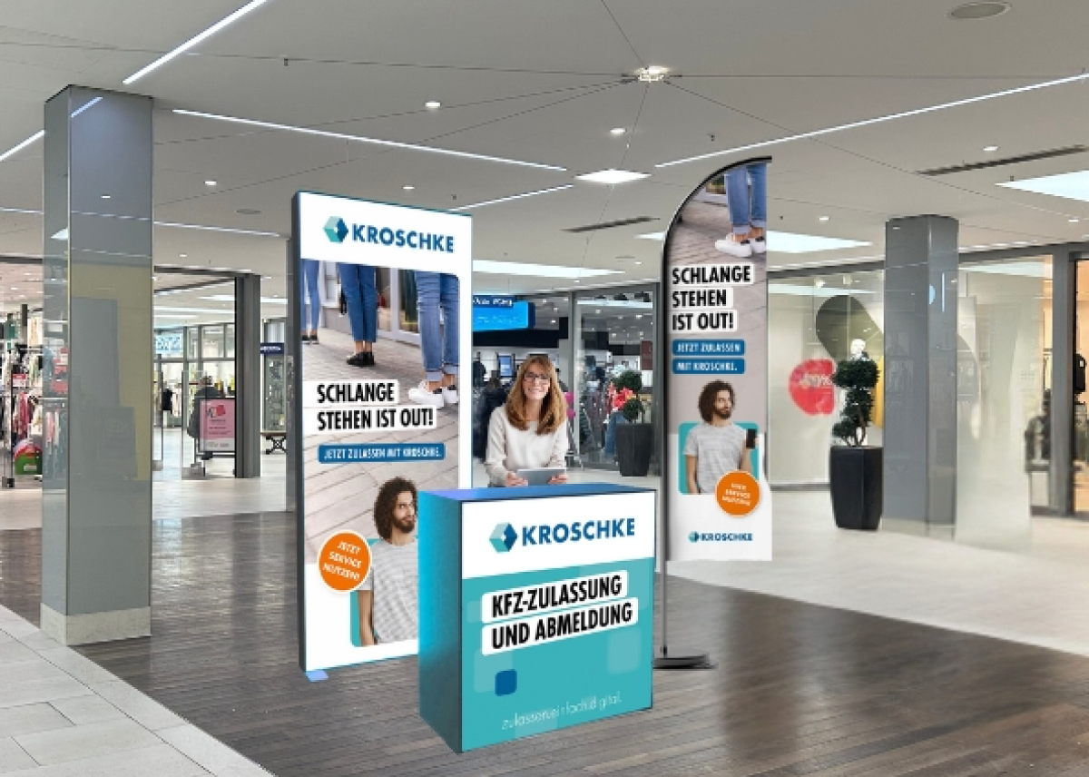 Kfz-Zulassung direkt beim Einkauf: Kroschke kommt ins TeckCenter